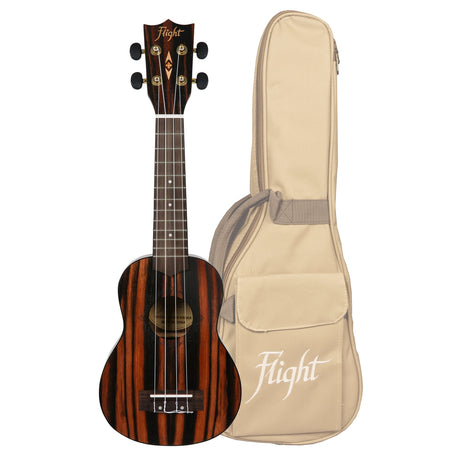 Flight ALMDUS460 DUS460 sopraan Ukulele - Amara Met Tas