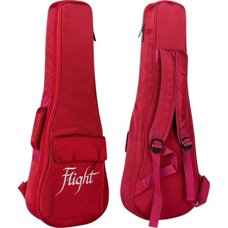 Flight ALMDXBC Deluxe Concert Ukulele Gig Bag - Wijnrood