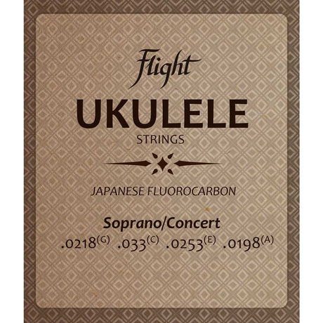 Flight ALMFUSSC100 Fluorocarbon Ukulele Snaren - sopraan/Concert