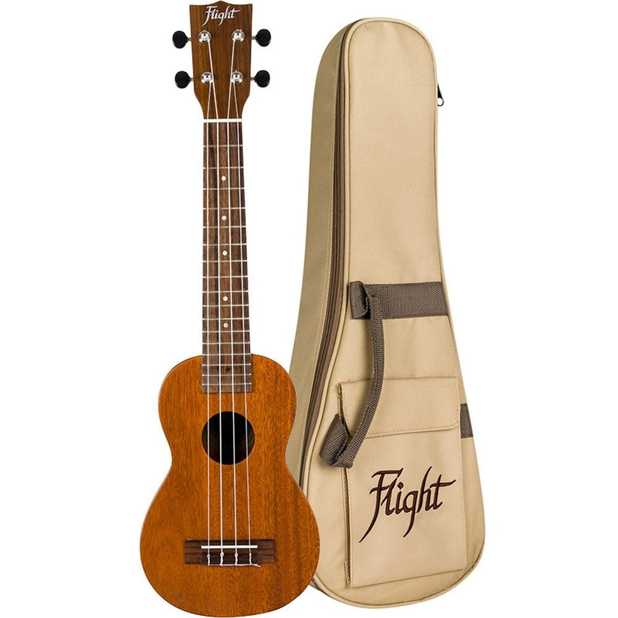 Flight ALMLUS5 LUS-5 Heritage Con-Neck sopraan Ukulele