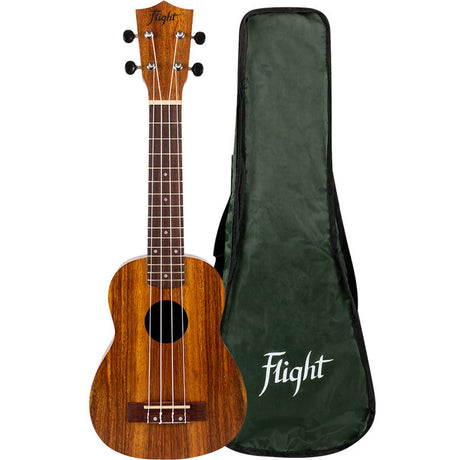 Flight ALMNUS200 NUS200 sopraan Ukulele - Teak