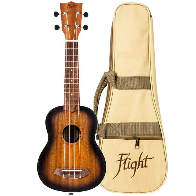 Flight ALMNUS380A Gemstone NUS380 sopraan Ukulele - Amber