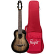 Flight ALMPMCEQA Peter Moss Signature Concert Elektro Ukulele