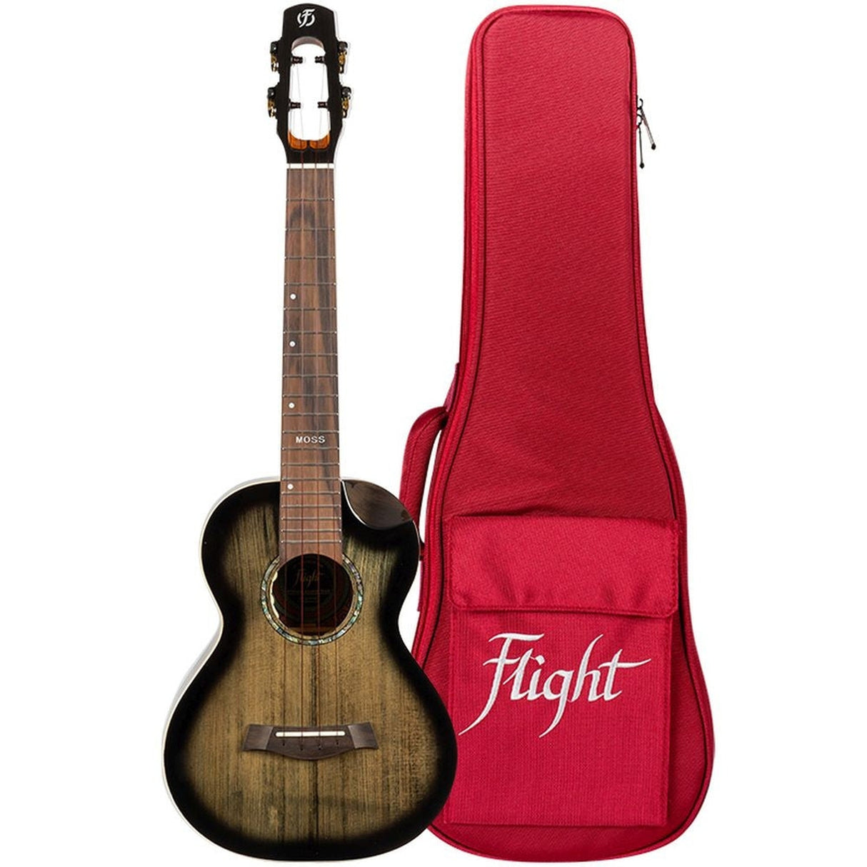 Flight ALMPMTEQA Peter Moss Signature Tenor Elektro Ukulele