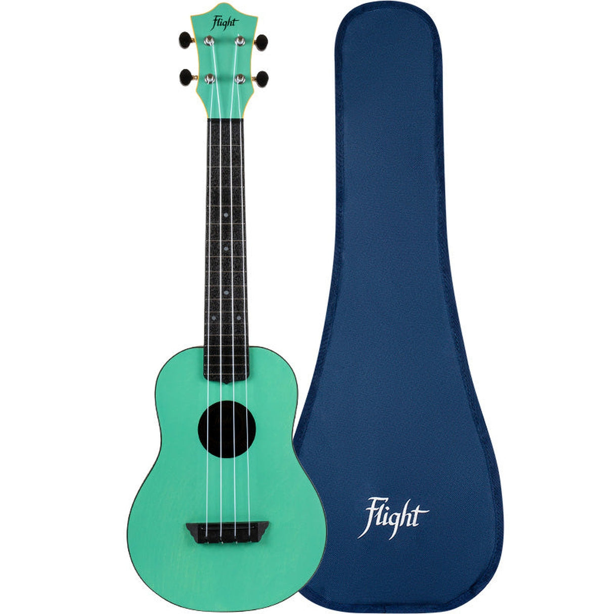 Flight ALMTUC35LB TUC35 Travel Concert Ukulele - Lichtblauw