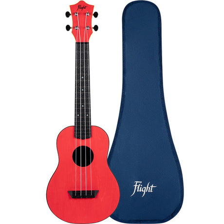 Flight ALMTUC35RD TUC35 Travel Concert Ukulele - Rood