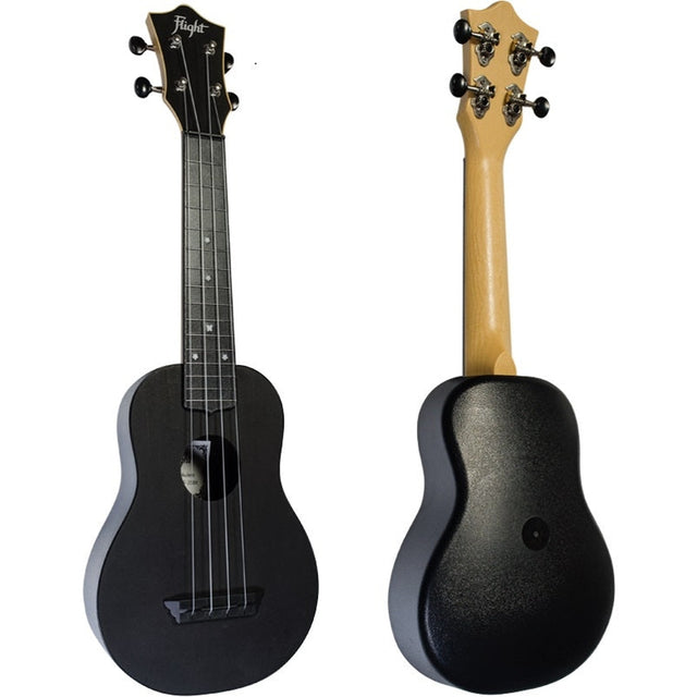 Flight ALMTUS35BK TUS35 ABS Travel Ukulele - Zwart