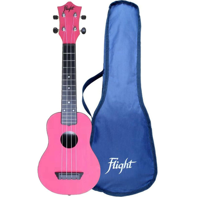 Flight ALMTUS35PNK TUS35 ABS Travel Ukulele - Roze