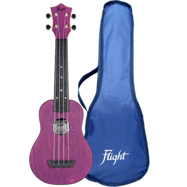 Flight ALMTUS35PP TUS35 Travel Ukulele Paars