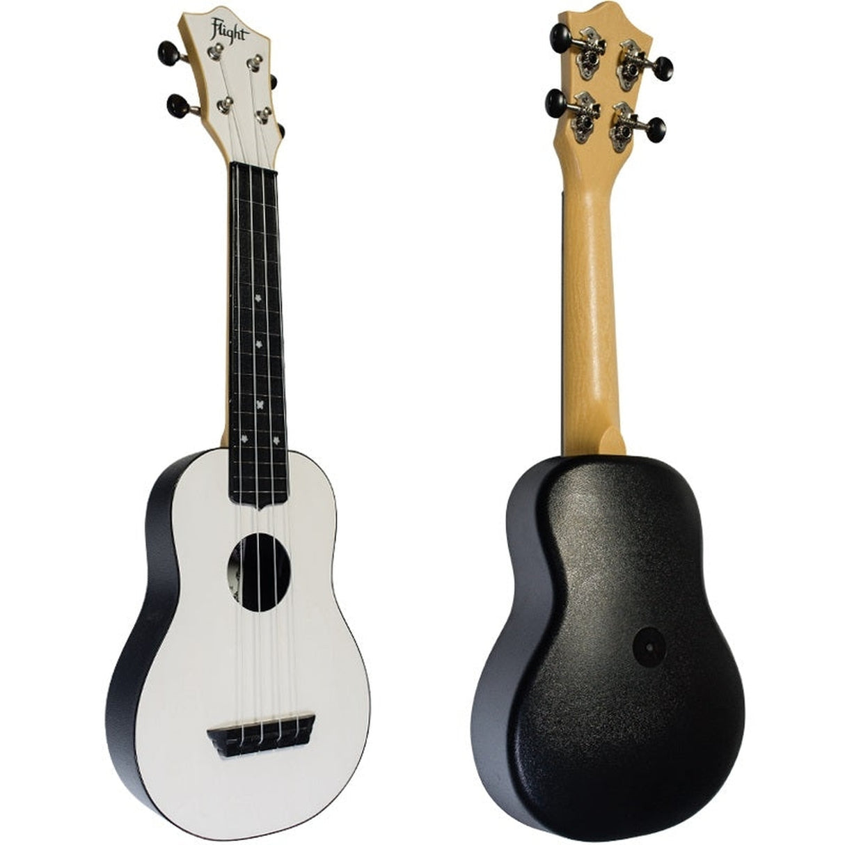 Flight ALMTUS35WH TUS35 ABS Travel Ukulele - Wit