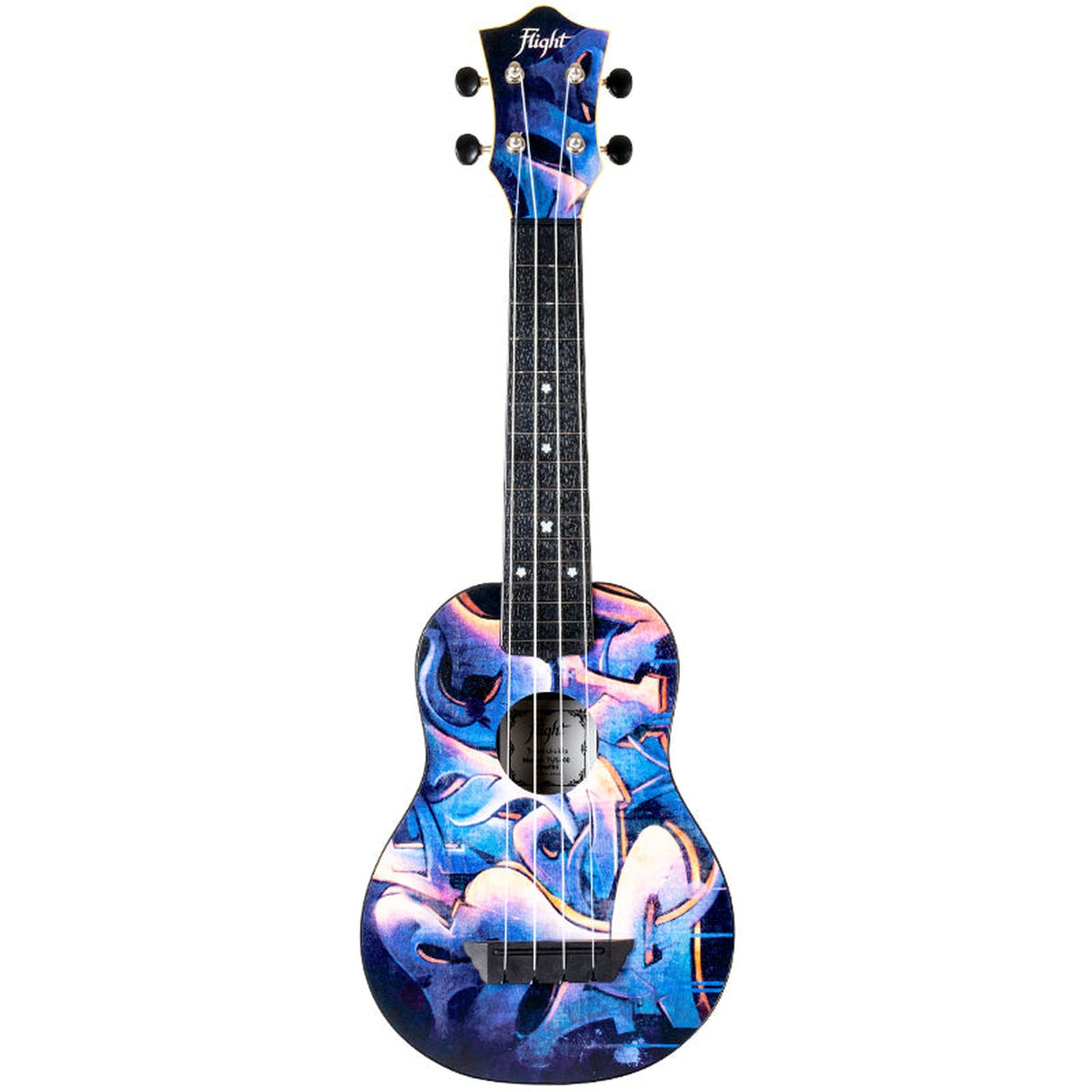 Flight ALMTUS40GRAF TUS40 ABS Travel Ukulele - Graffiti