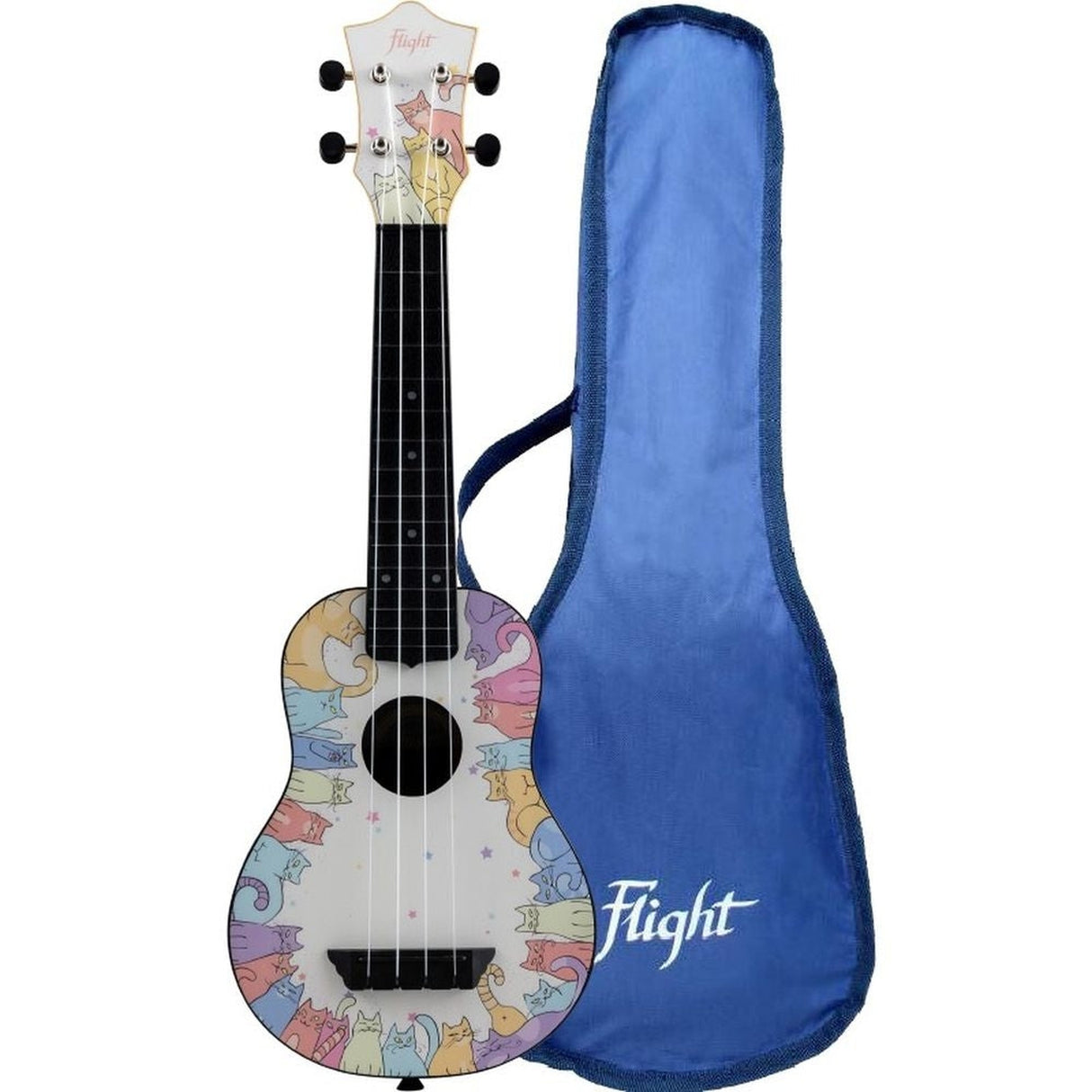 Flight ALMTUS40KITTY TUS40 ABS Travel Uke - Kitty