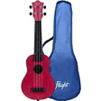 Flight ALMTUS65RUB TUS65 Shimmer Travel Uke - Robijn