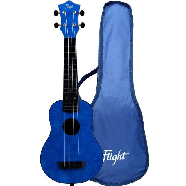 Flight ALMTUS65SAP TUS65 Shimmer Travel Uke - Saffier