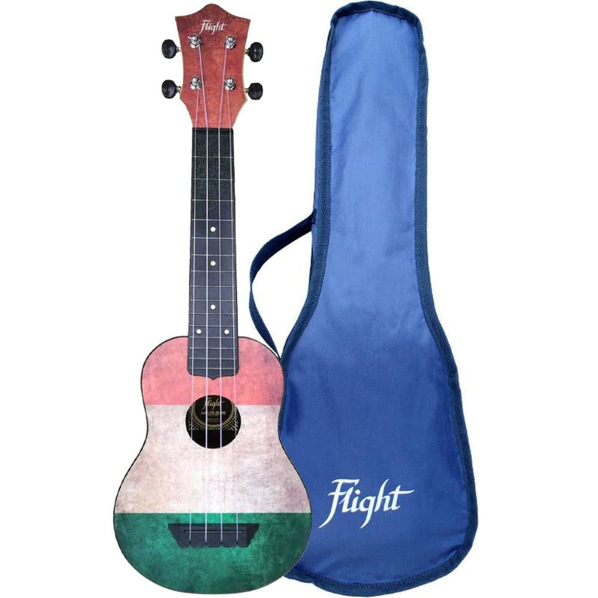 Flight ALMTUS70EIRE TUS70 ABS Travel Ukulele - Ierse Vlag