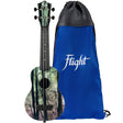 Flight ALMUTS40DF Ultra Travel sopraan Ukulele - Diep Woud