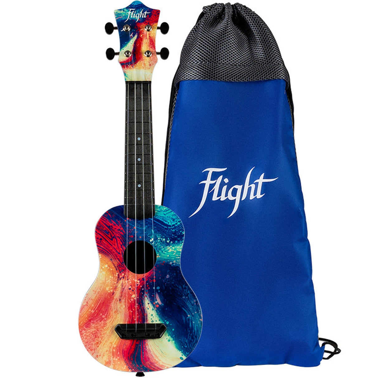 Flight ALMUTS40SWL Ultra Travel sopraan Ukulele - Werveling