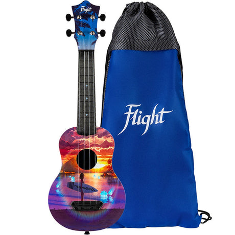 Flight ALMUTS42VIBE Ultra Travel sopraan Ukulele - Vibe