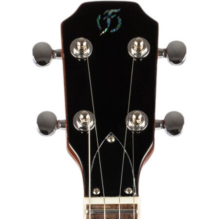 Flight Vanguard Transparent Purple – Elektrische Solidbody Tenor Ukulele met 2 Humbuckers