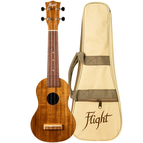 Flight ALMWUS4 WUS-4 Koa sopraan Ukulele