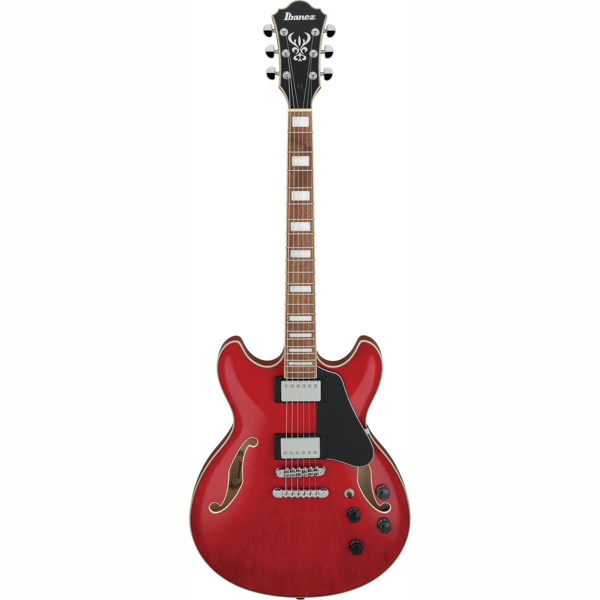 Ibanez AS73 TCD Artcore semi-akoestische elektrische gitaar Transparent Cherry Red
