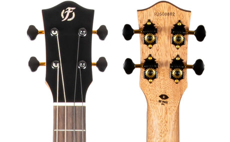 Flight Aviator Galaxy Baritone BR CE All Solid Poplar/Mango Cosmic Brown Elektro Akoestische Ukulele