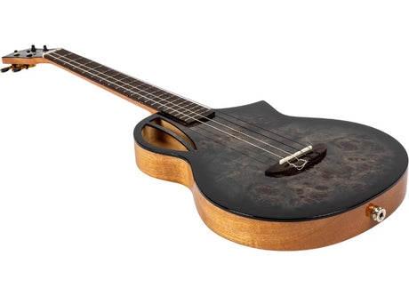 Flight Aviator Galaxy Baritone BR CE All Solid Poplar/Mango Cosmic Brown Elektro Akoestische Ukulele