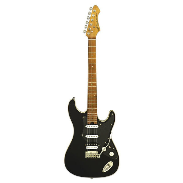 Aria 714-DG BK Hot Rod Collection Fullerton zwarte elektrische gitaar