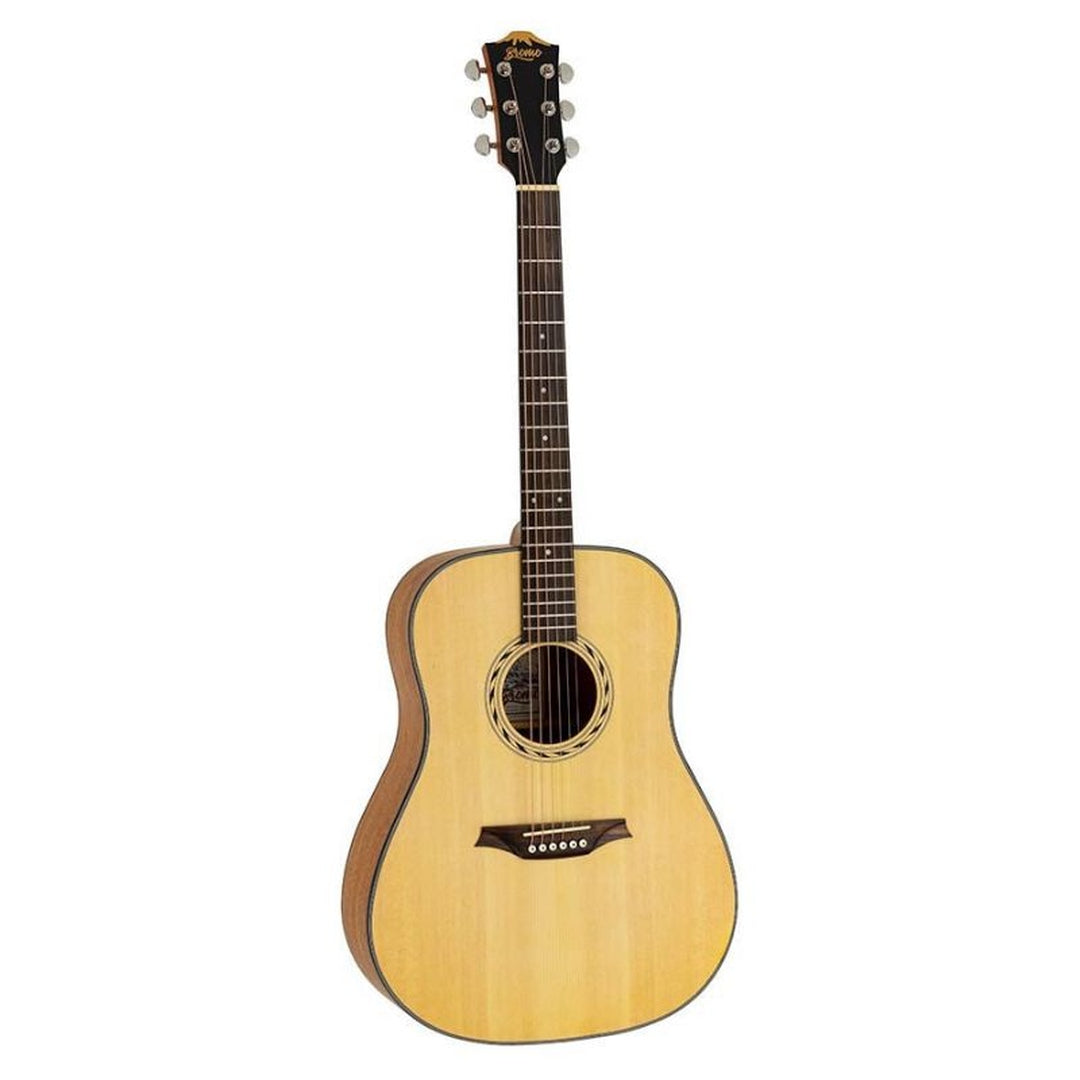 Bromo BAB1 Blanc Series naturel akoestische western gitaar