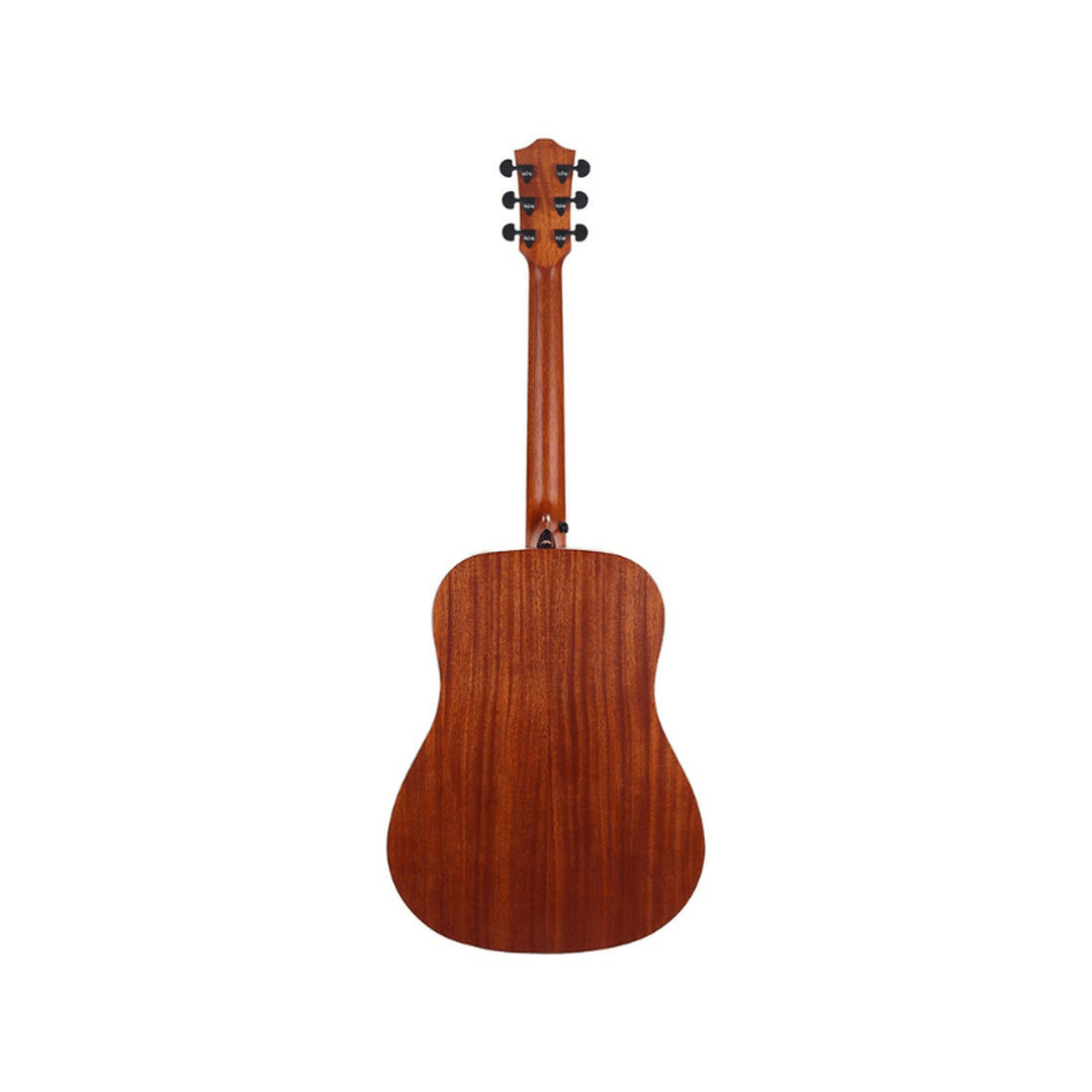 Bromo BAT1NL bundel linkshandige dreadnought akoestische western gitaar