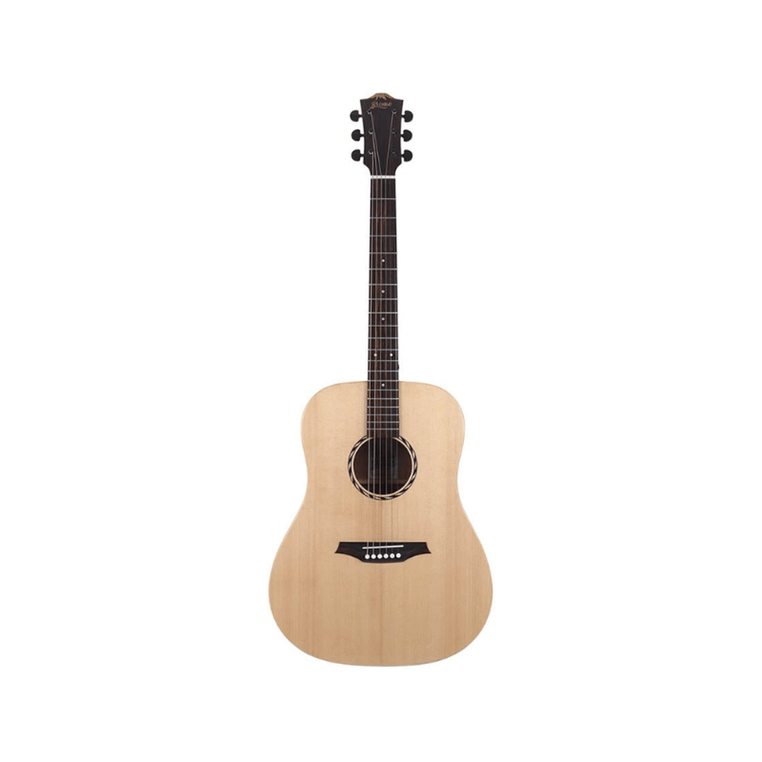 Bromo BAT1N Tahoma Series dreadnought naturel akoestische western gitaar