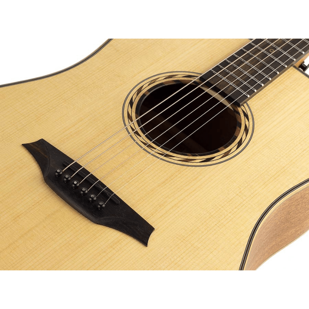 Bromo BAT1 Tahoma Series dreadnought naturel akoestische western gitaar