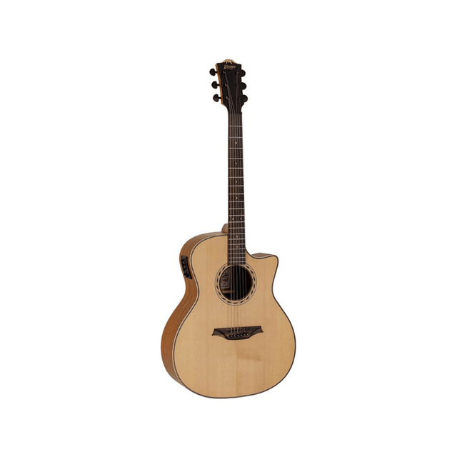 Bromo BAT2CE Tahoma Series auditorium naturel semi akoestische western gitaar