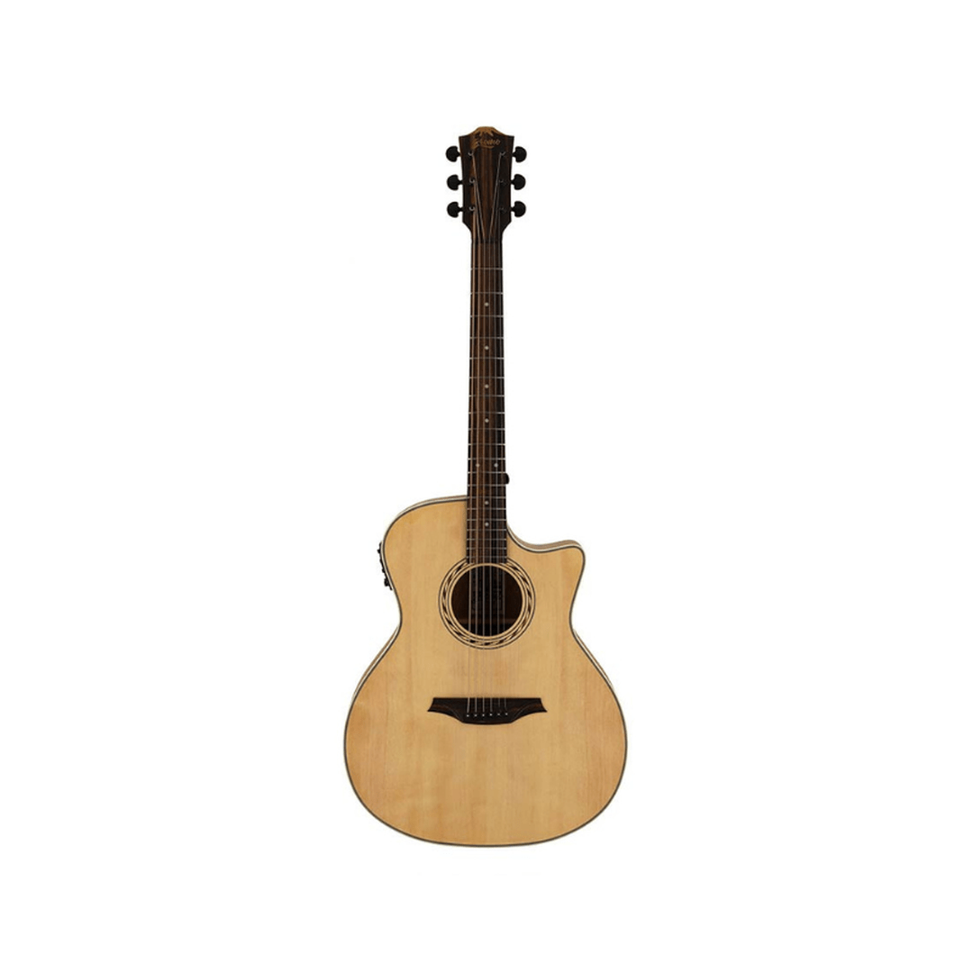 Bromo BAT2CE Tahoma Series auditorium naturel semi akoestische western gitaar