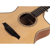 Bromo BAT4CE Tahoma Series auditorium naturel semi akoestische western gitaar