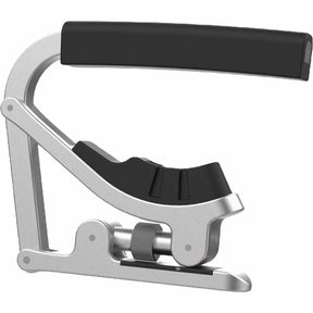 CLX Capo STL Adjustable SLV Capo voor Stalen Snaren Verstelbaar Zilver met Precisie-instelling
