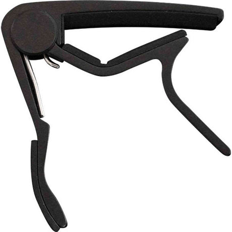 CLX Capo STL BLK Capo voor Stalen Snaren Zwart met Veermechanisme
