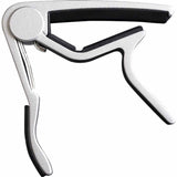 CLX Capo STL SLV Capo voor Stalen Snaren Zilver met Veermechanisme