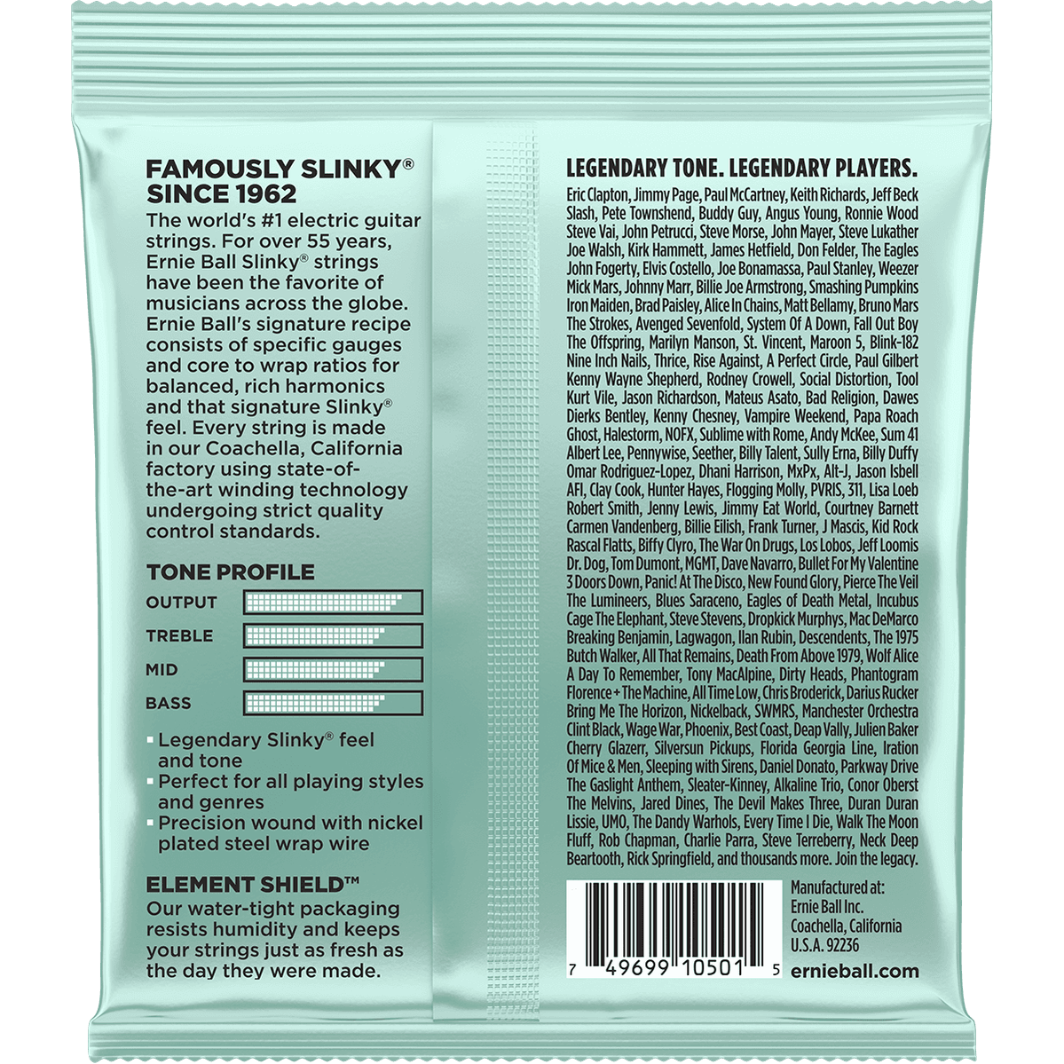 Ernie Ball 2211 Mondo Slinky elektrische gitaarsnaren (0105-052)