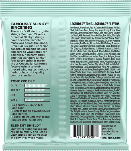 Ernie Ball 2211 Mondo Slinky elektrische gitaarsnaren (0105-052)