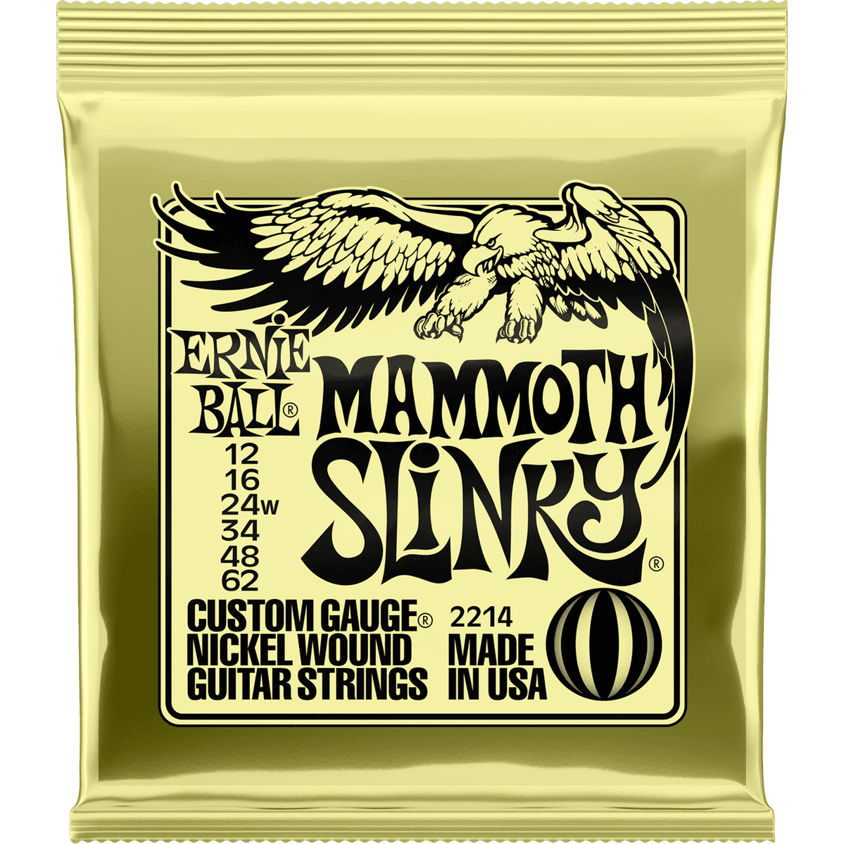 Ernie Ball 2214 Mammoth Slinky elektrische gitaarsnaren (012-062)