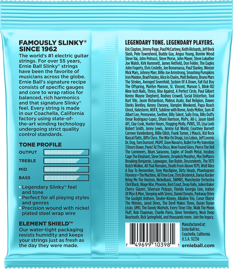 Ernie Ball 2228 Mighty Slinky elektrische gitaarsnaren (0085-040)