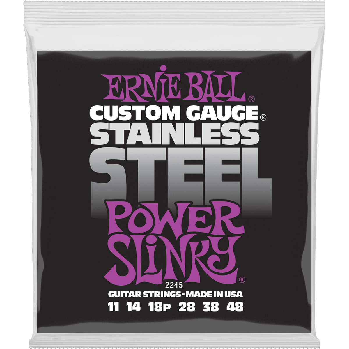 Ernie Ball 2245 Power Slinky elektrische gitaarsnaren (011-048)