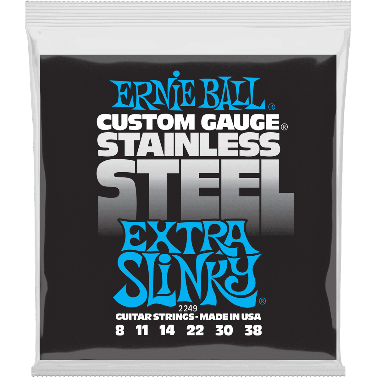 Ernie Ball 2249 Extra Light elektrische gitaarsnaren (008-038)