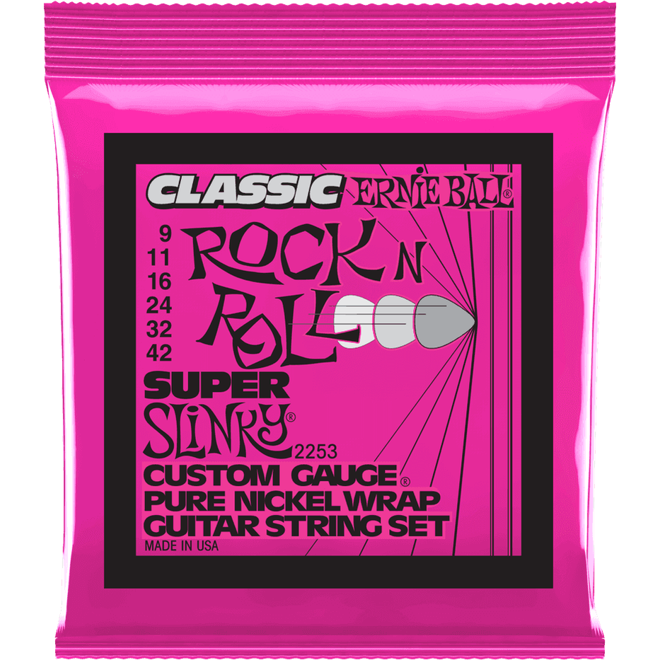 Ernie Ball 2253 Super Light elektrische gitaarsnaren (009-042)