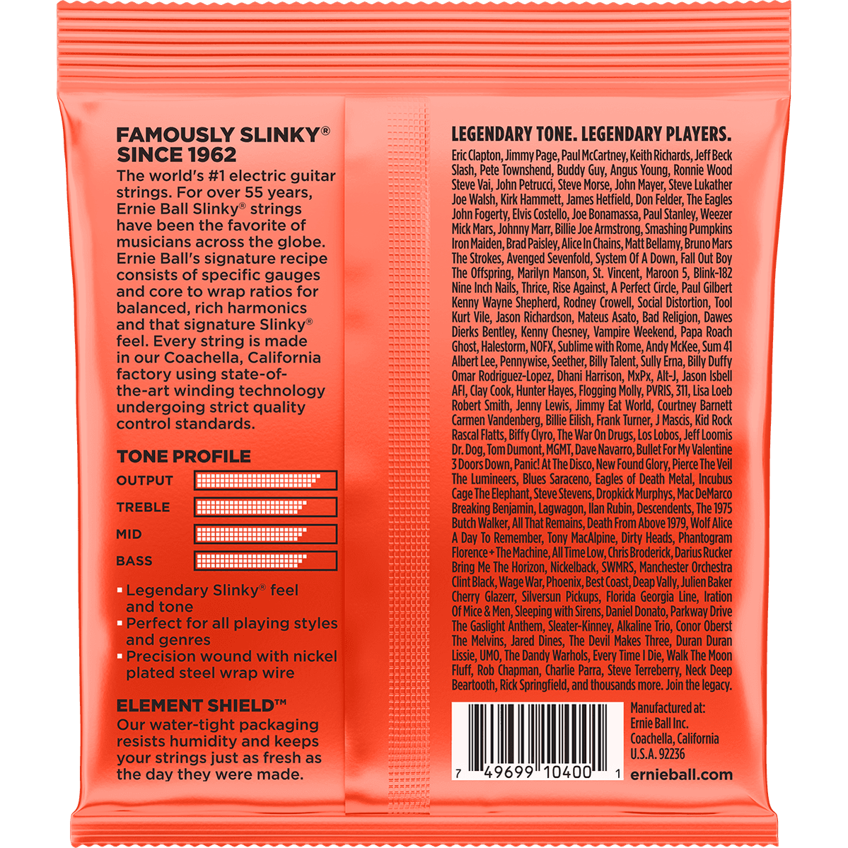 Ernie Ball 2615 Skinny Top Heavy Bottom elektrische gitaarsnaren 7-snarig (010-062)