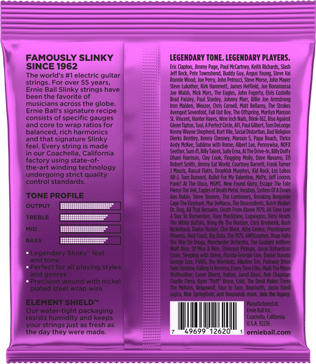 Ernie Ball 2620 Power Slinky elektrische gitaarsnaren 7-snarig (011-058)
