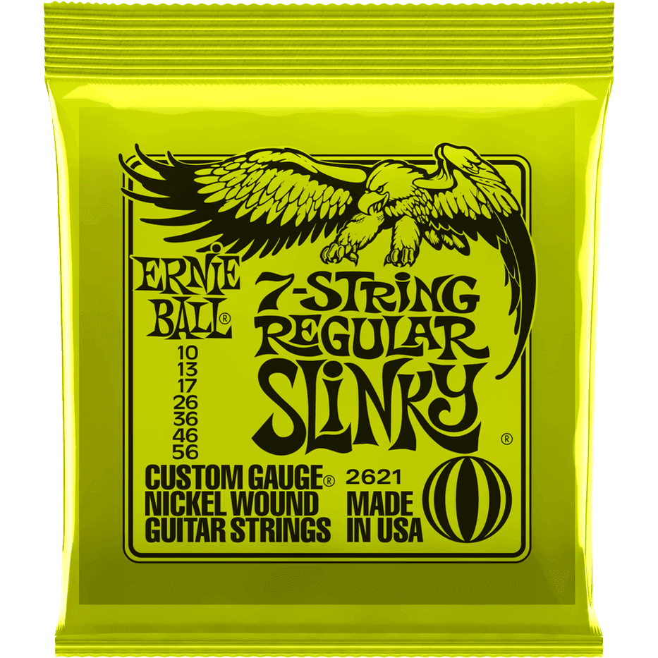 Ernie Ball 2621 Regular Slinky elektrische gitaarsnaren 7-snarig (010-056)