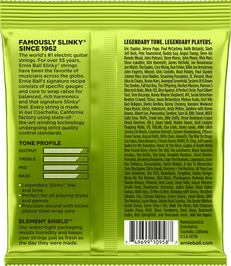 Ernie Ball 2629 Regular Slinky elektrische gitaarsnaren 8-snarig (010-074)