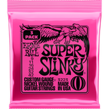 Ernie Ball 3223 Super Slinky elektrische gitaarsnaren 3-pack 009-042